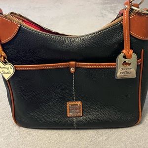 Dooney & Bourke pebble grain black crossbody bag